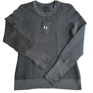 Under Armour Womens IntelliKnit Phantom 2.0 Crew Gray Sz Medium NWT
